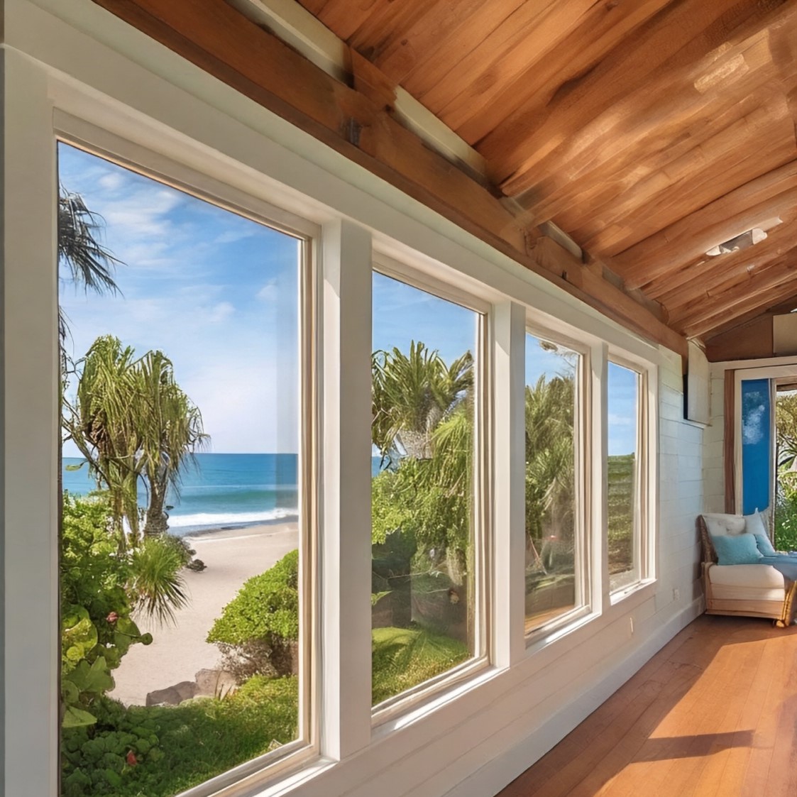 PGT WinGuard Aluminum Picture Window | Sunset View Windows and Doors